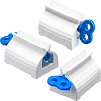 Los mejores  - Chengu 3 Piezas de Exprimidor de Tubos Soporte de Pasta de Dientes Exprimidor de Pasta de Dientes Giratorio para Baño…